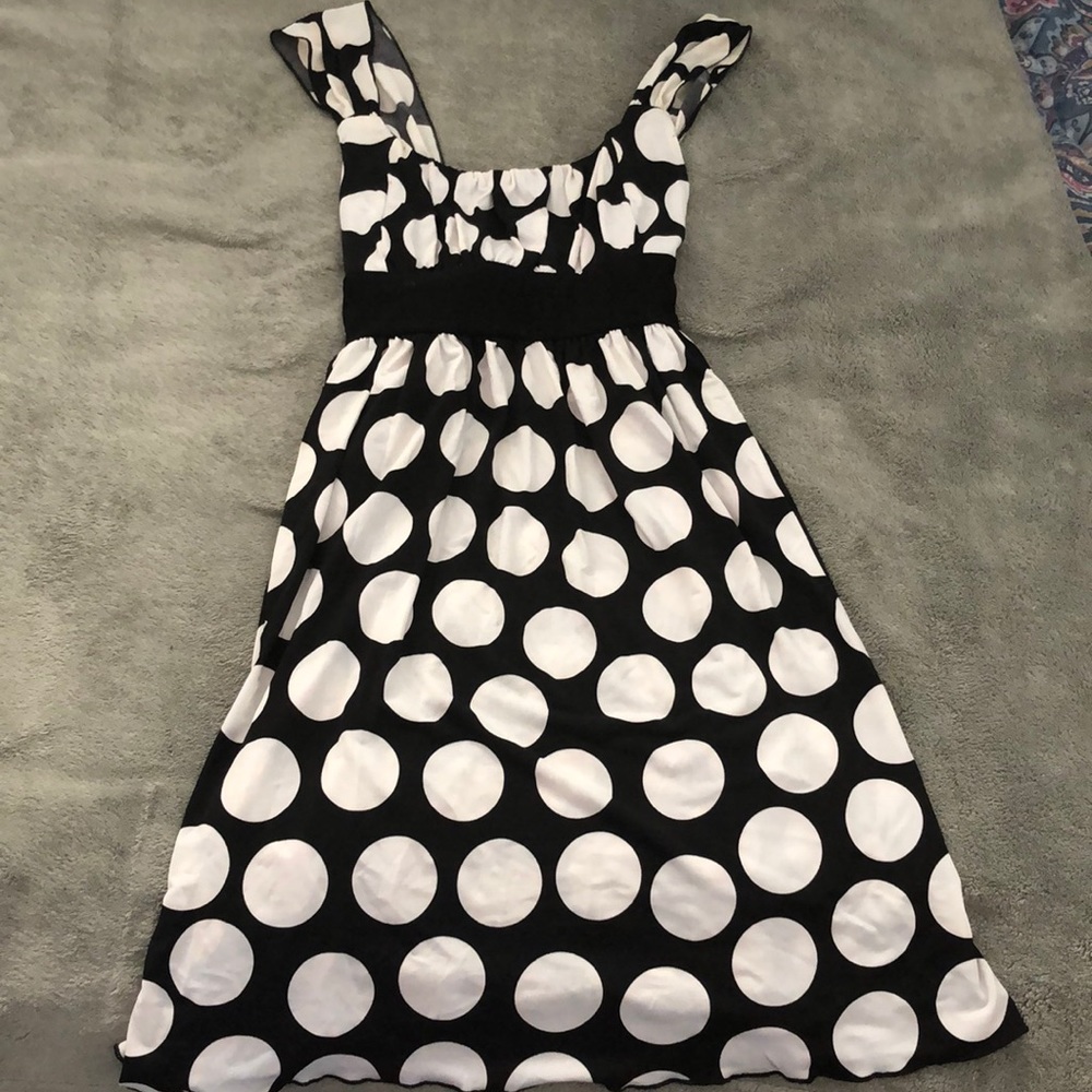Polka dot sun dress size s